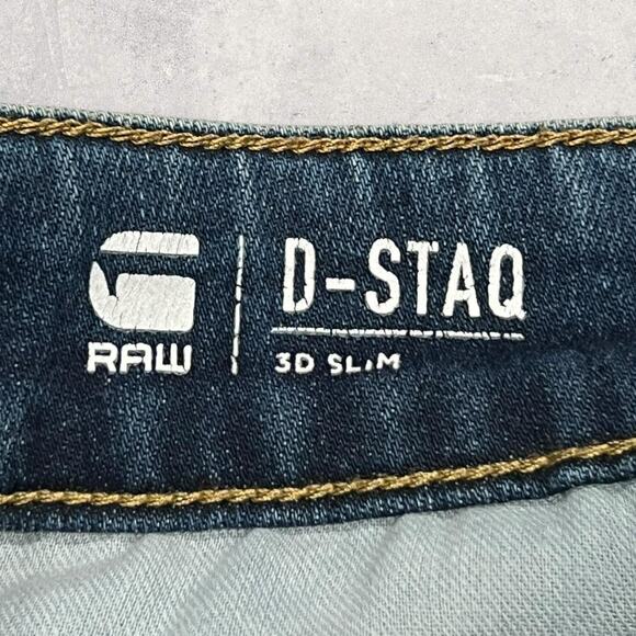 ★ G-Star Raw D-Staq 3D Slim Fit Men’s Blue Jeans ★ - Picture 5 of 9